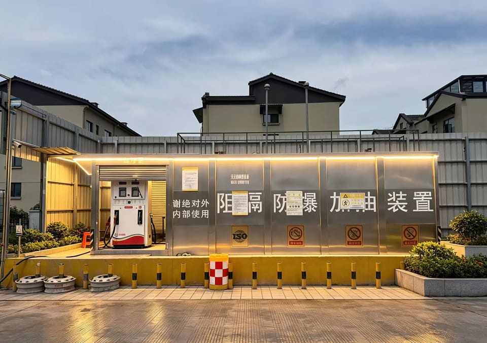 创新驱动 绿色护航 | 缙云县嘉运物流内部撬装加油站落成启用
